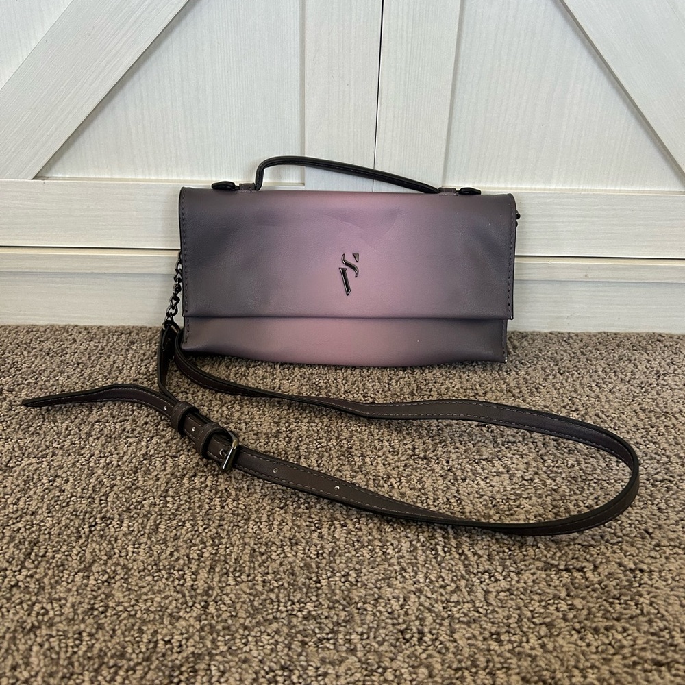 Simply Vera Vera Wang Purple Crossbody Bag with Top Handle